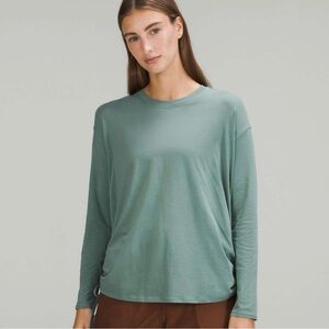 [Size 4] - Lululemon Pima Cotton Side-Cinch Long Sleeve Shirt